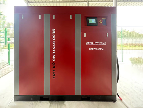无油水润滑压缩机 55KW 空压机 在四川 食品行业 应用（BAEW-55PM）