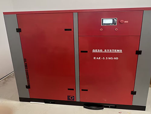 格素无油涡旋空压机助力某大学研究院（BAE-5.5WS-ND）
