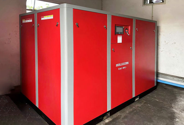 包装印刷行业90kW 变频螺杆空压机选型案例