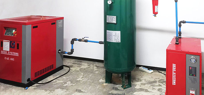 4KW无油涡旋空压机应用电子行业-1.jpg
